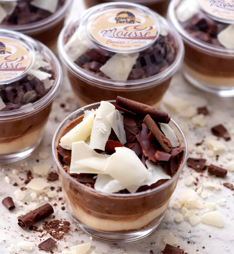 Mousse Chocolate Mesclado